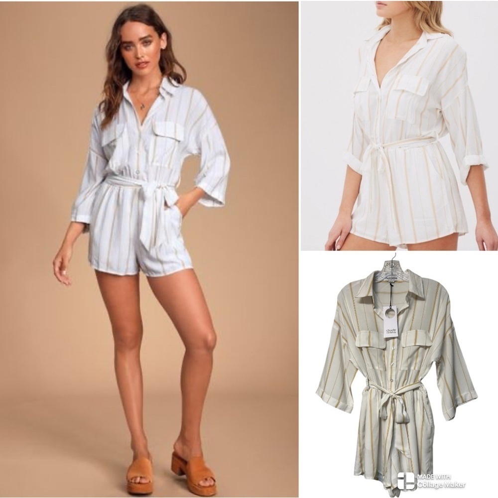 Anthropologie NWT Charlie Holiday Expedition romper